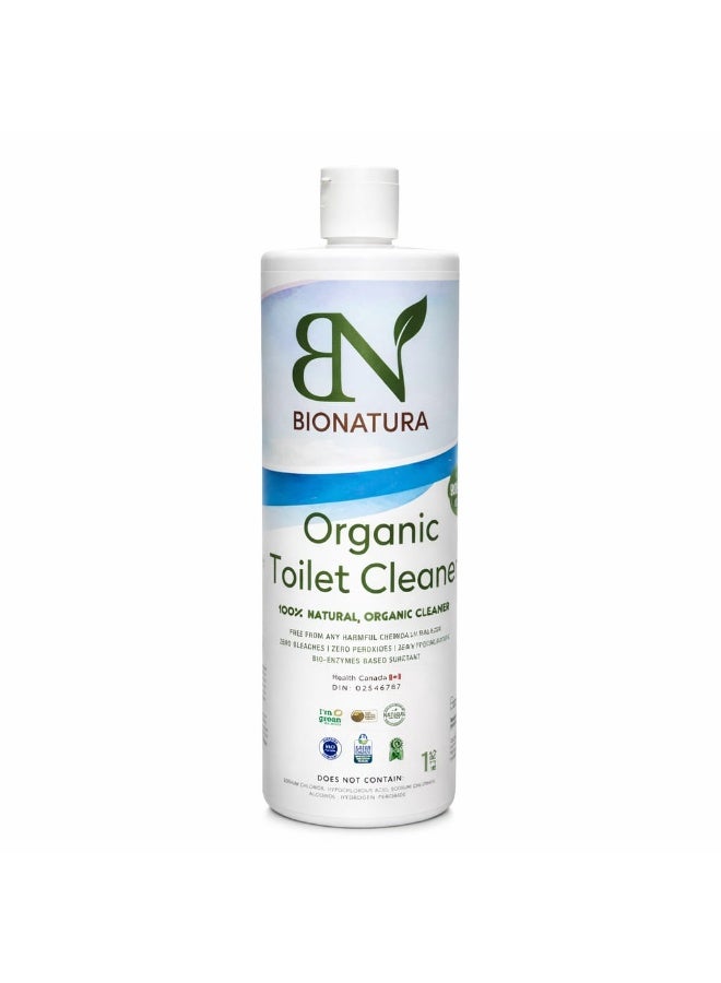 BioNatura Organic Toilet Cleaner 1L – Made from Olive & Coconut Oils, Powerful Natural Cleaning, Non-Toxic, Biodegradable, Safe for Family & Septic Tanks - Image 1